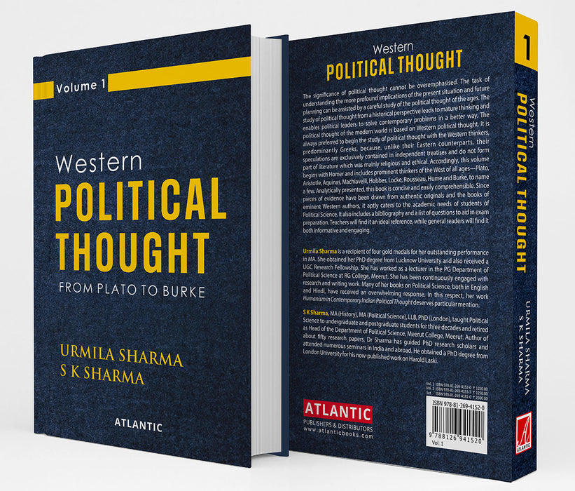 Western Political Thought: From Plato to Burke by Urmila Sharma,S.K. Sharma