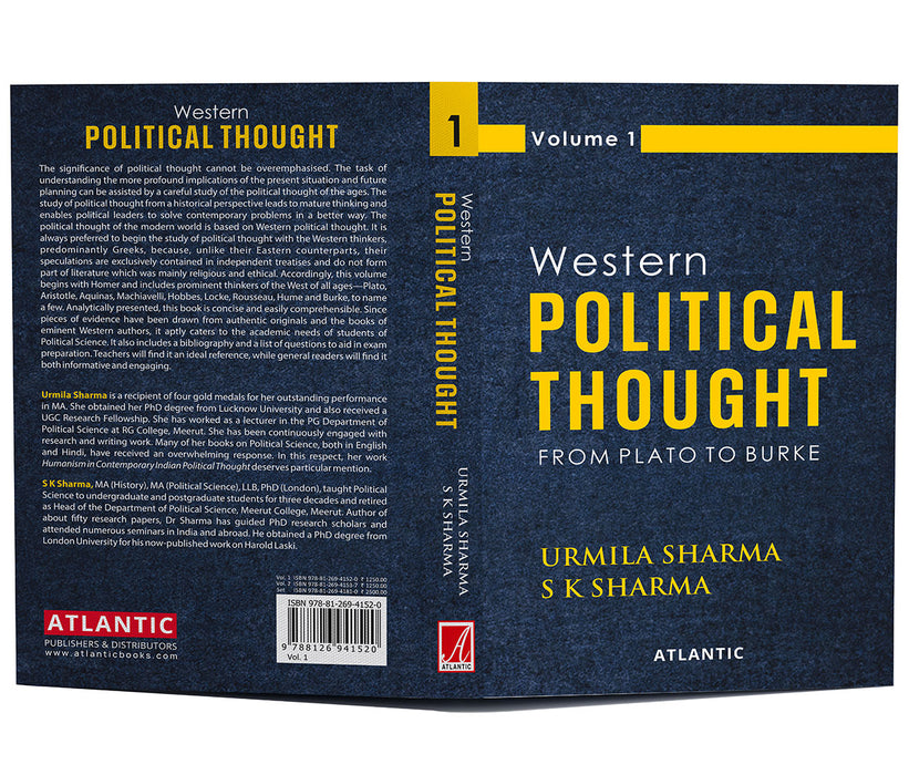 Western Political Thought: From Plato to Burke by Urmila Sharma,S.K. Sharma