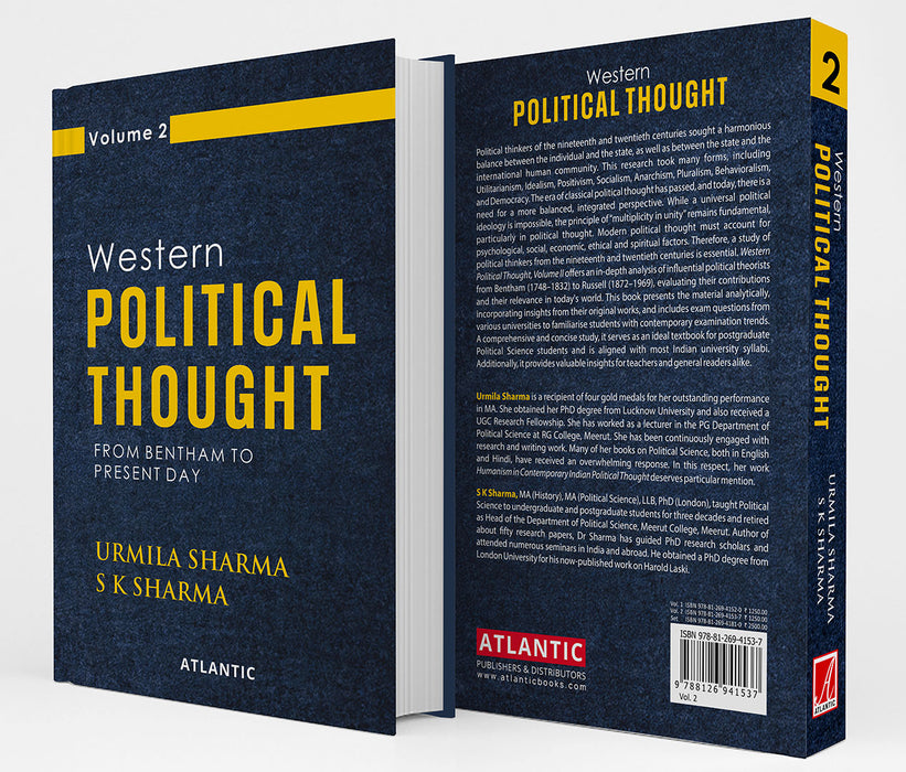 Western Political Thought: From Bentham to Present Day by Urmila Sharma,S.K. Sharma