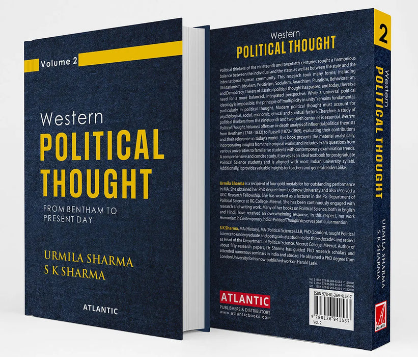 Western Political Thought: From Bentham to Present Day by Urmila Sharma