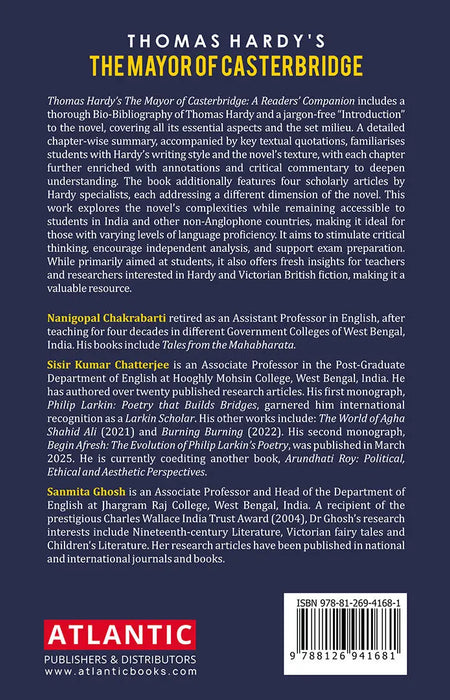 Thomas Hardy's The Mayor of Casterbridge: A Readers' Companion by Nanigopal Chakrabarti