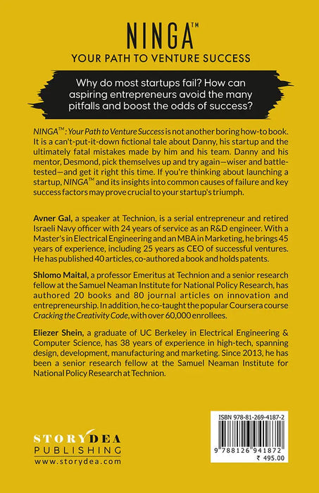 NINGAâ„¢: Your Path to Venture Success by Avner Gal