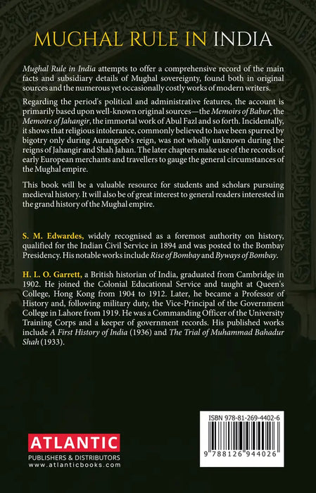 Mughal Rule in India by S.M. Edwardes, H.L.O. Garrett