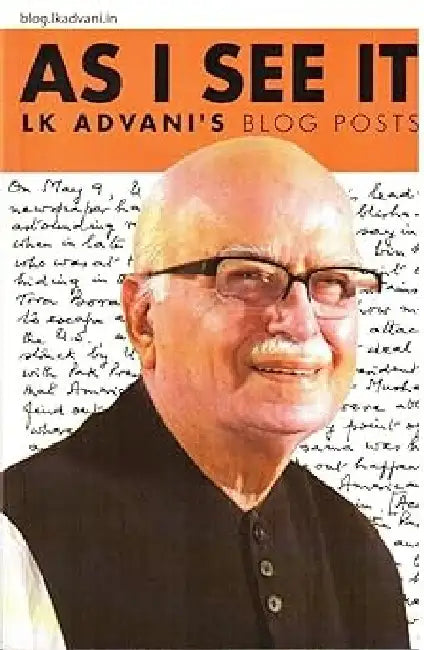 As I See It by L K Advani