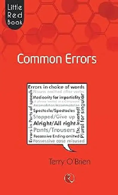 Little Red Book Common Errors by Terry O Brien