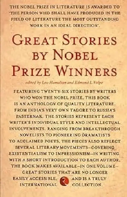 Great Stories By Nobel Prize Winners by Edmond Volpe