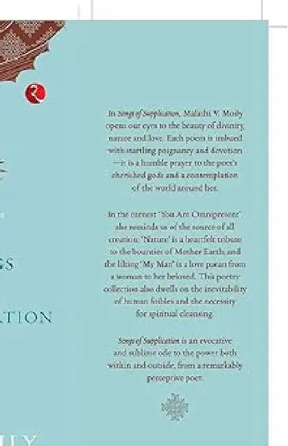 Songs Of Supplication by Malathi V. Moily