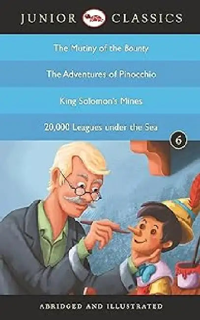 Junior Classics Book -06 by John Barrow, C Collodi, H. R. Haggard, Jules Verne