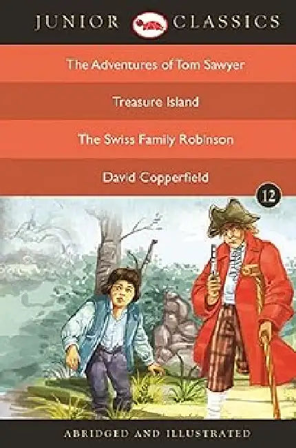 Junior Classics Book -12 by M Twain, R L Stevenson, J David Wyas, C. Dickens