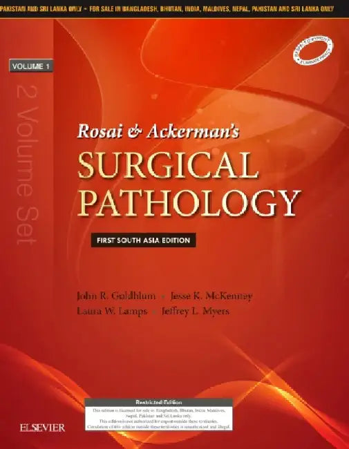 Rosai & Ackerman’s Surgical Pathology, 2 Vols. Set FIRST SOUTH ASIA EDITION by Goldblum
