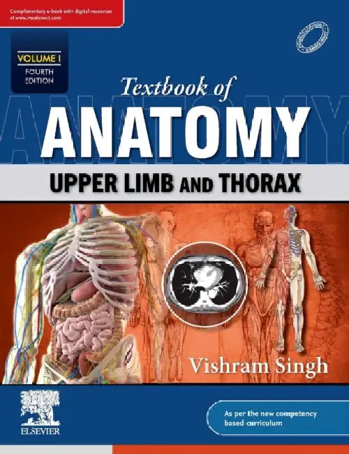 Textbook Of Anatomy Upper Limb And Thorax Volume 1 With Access Code 4e by Singh V.