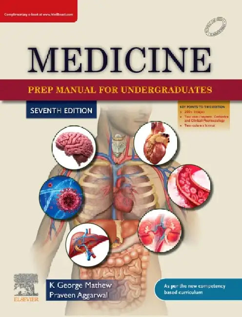 Medicine Prep Manual For Undergraduates With Access Code 7e by Mathew K.G.