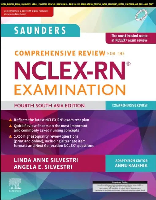 Saunders Comprehensive Review For The Nclex Rn Examination With Access Code 4e by Silvestri L.A.