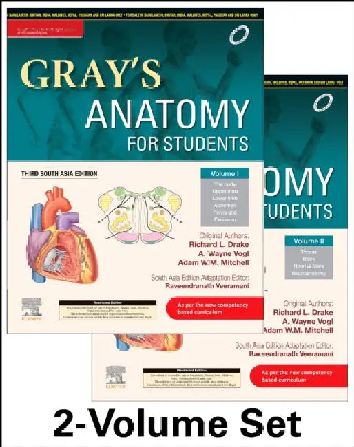 Grays Anatomy For Students 2 Vol Set by Drake R.L.