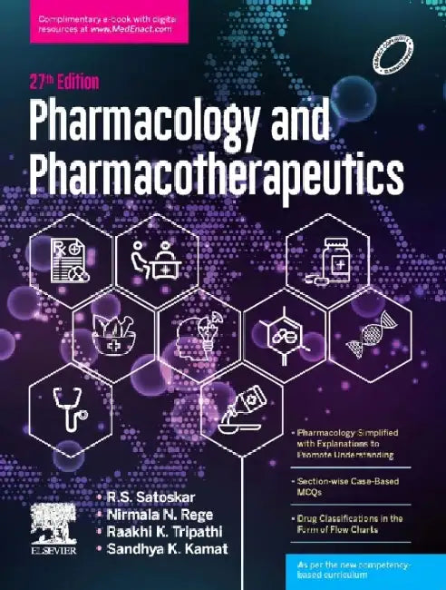 Pharmacology And Pharmacotherapeutics With Access Code 27Ed by Satoskar R.S.