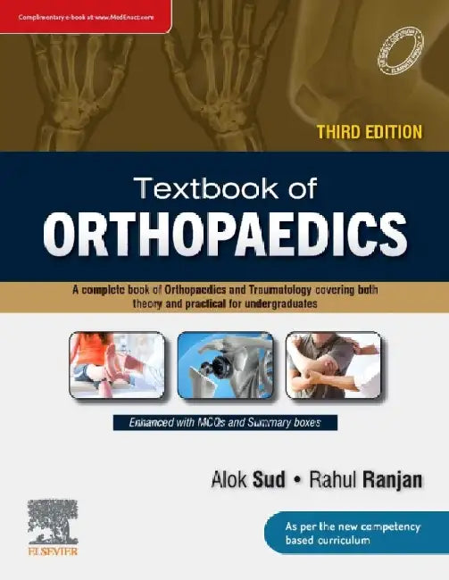 Textbook Of Orthopaedics With Access Code 3Ed by Sud A.