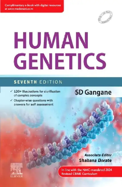 Human Genetics With Access Code 7Ed by Gangane S.D.