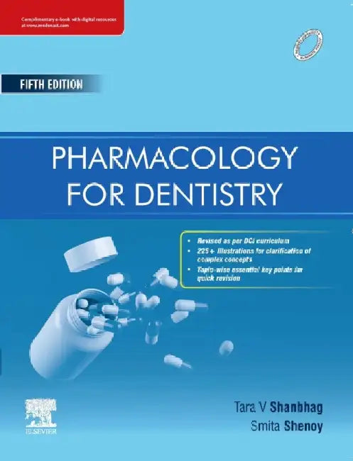 Pharmacology For Dentistyr With Access Code 5Ed by Shanbhag T.V.