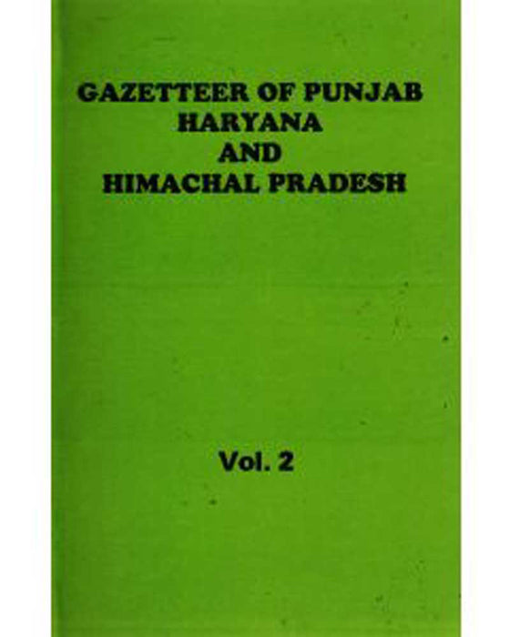 Gazetteer Of Punjab Haryana And Himachal Pradesh by No Author