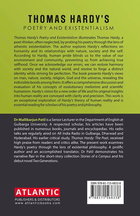 Thomas Hardy'S Poetry And Existentialism by Mallikarjun Patil