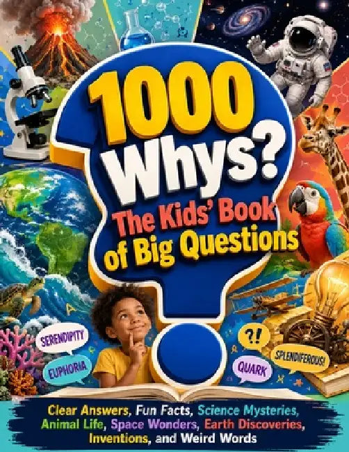 1000 Whys The Kids' Book of Big Questions: Clear Answers, Fun Facts, Science Mysteries, Animal Life, Space Wonders, Earth Discoveries, Inventions, and by M Graham, Dr Teresa D Jordan