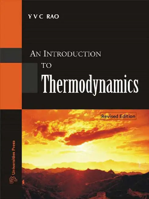 Introduction to Thermodynamics, An by Y V C Rao