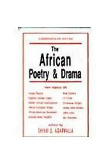African Poetry and Drama by Agarwalla S. S.