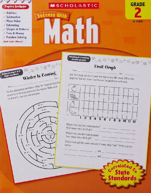 Scholastic Success With Math Workbook Level #2