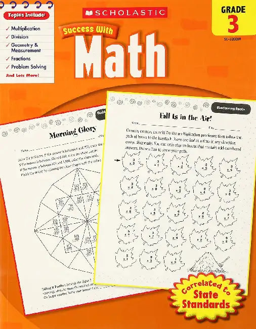Scholastic Success With Math Workbook Level #3
