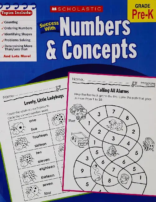 Scholastic Success With Numbers & Concepts