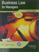Business Law for Managers by P. K. Goel
