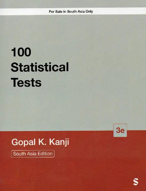 100 Statistical Tests by Gopal K. Kanji