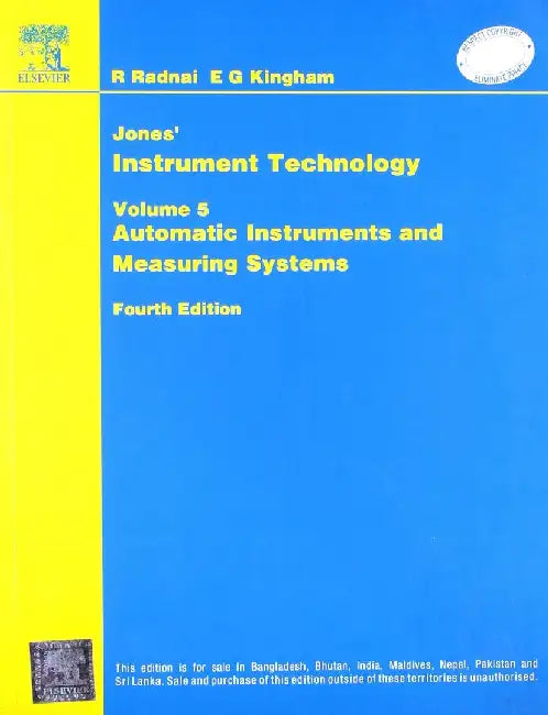 Jones’ Instrument Technology: Automatic Instruments and Measuring Systems, 4e, Vol. 5 by Noltingk 5