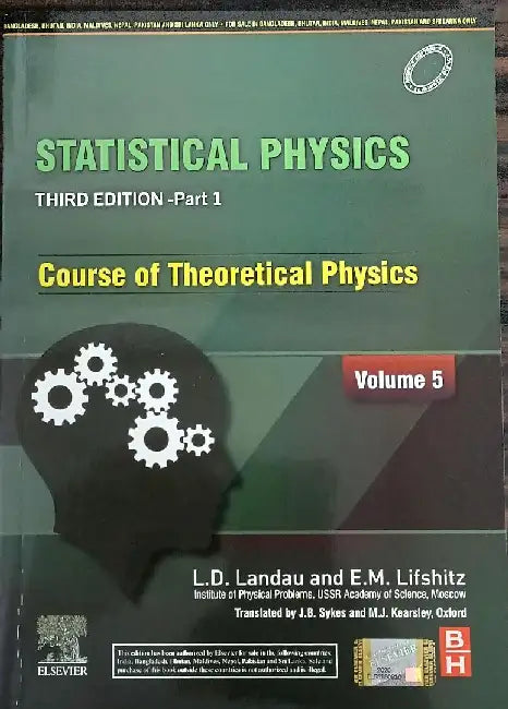 Course of Theoretical Physics, Vol. 5 Statistical Physics, Part-1, 3e by Landau