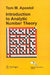 Introduction to Analytic Number Theory by Tom M Apostol