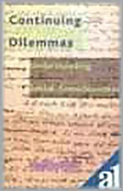 Continuing Dilemmas: Understanding Social Consciousness by Sudhir Chandra