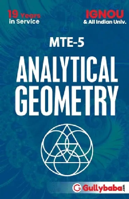 MTE-05 Analytical Geometry by Vimal Kumar Sharma