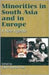 Minorities In Europe And South Asia: A New Agenda by Edited By Samir Kumar Das