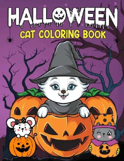 Halloween Cat Coloring Book: Halloween Theme Book for Kids by Laura Bidden