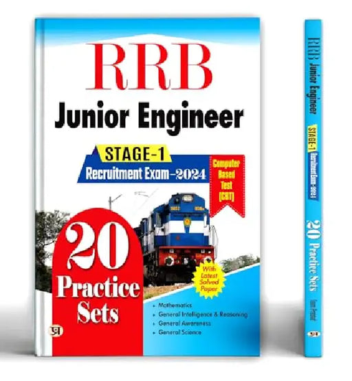 R.R.B. Junior Engineer Recruitment Exam–2024, Stage-1 20 Practice Sets CBT Based With Latest Solved Papers by Team Prabhat