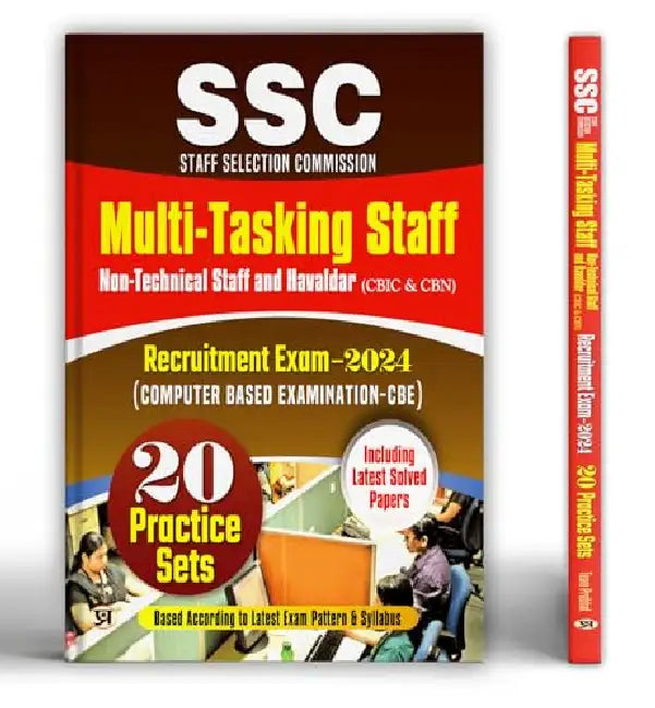 SSC Staff Selection Commission Multi-Tasking Staff Non-Technical Staff And Haveldar (CBIC & CBN) Recruitment Exam-2024 (Computer Based Examination-CBE) 20 Practice Sets by Team Prabhat