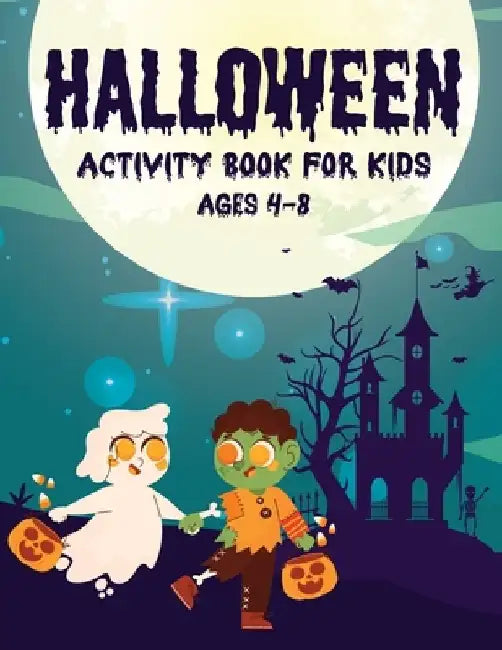 Halloween Activity Book for Kids: Large Print Activity Book for Kids by Laura Bidden