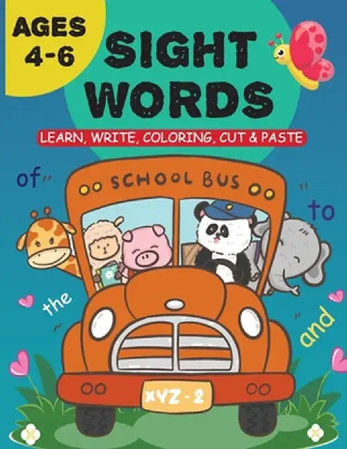 60 Sight Words for Kids Ages 4-6: Sight Words for Toddlers, Activity Book for Preschool and Kindergarten by Laura Bidden