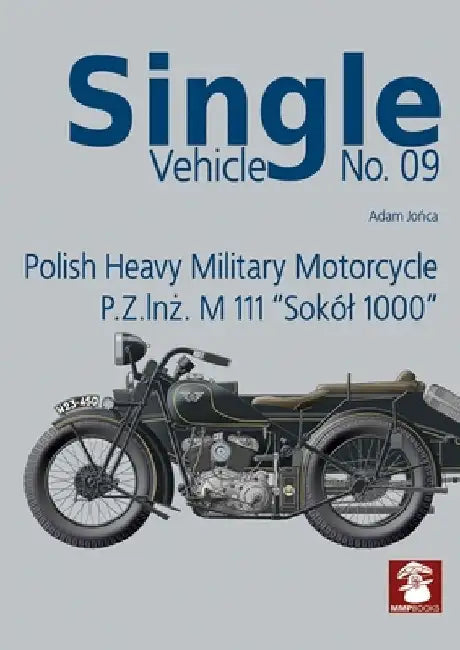 Single Vehicle Polish Heavy Military Motorcycle P.Z.INZ. M 111 Sokol 1000: by Adam Jonca