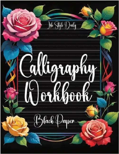White Ink Calligraphy: Discover the Magic of Lettering on a Deep Black Background - An Artistic Exploration for Beginners by Style, Life Daily