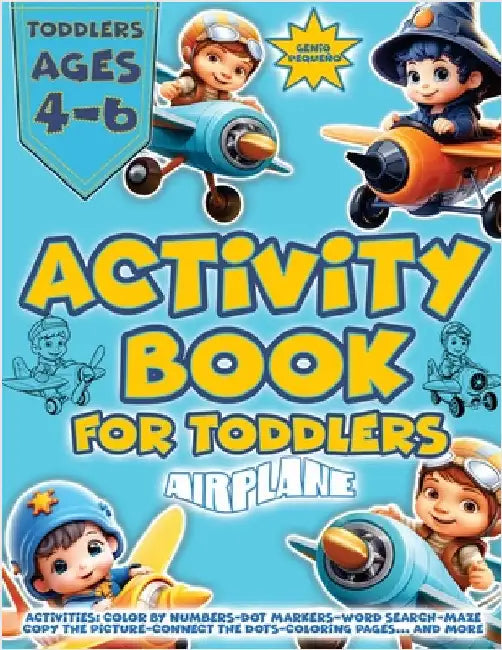 Activity Books for Kids Ages 3-5: Captivating Workbook for 3-5-Year-Olds - Packed with Mazes, Word Searches, Coloring Pages, Dot-to-Dot, and Copy-the- by Genio Pequeño