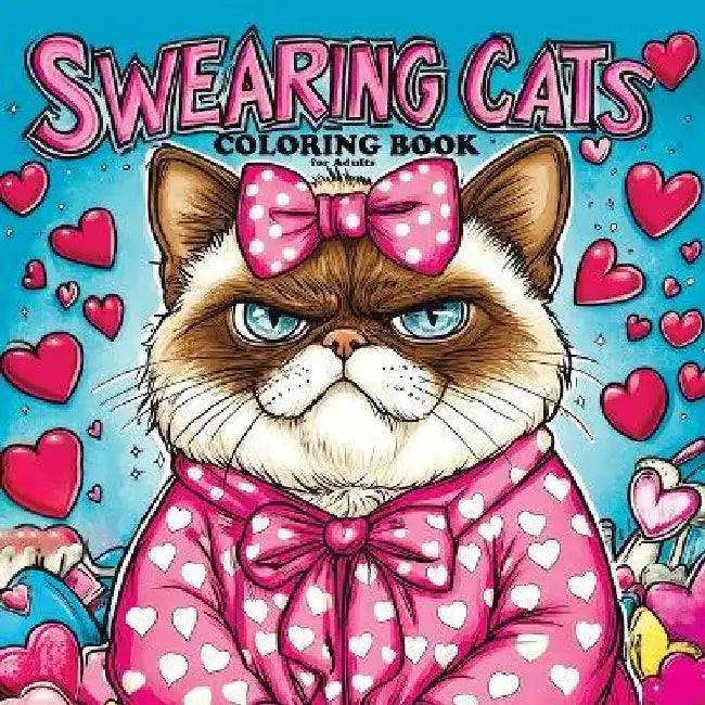 Swearing Cats Coloring Book for Adults by Tone Temptress