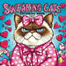 Swearing Cats Coloring Book for Adults by Tone Temptress