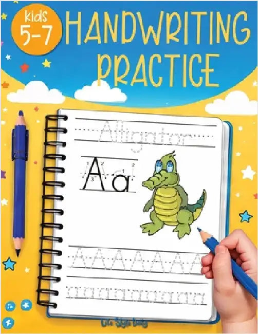 Handwriting Practice for Kids 5-7: Fun and Educational Alphabet and Sight Words Workbook for Kids Ages 5-7, Improve Penmanship, Trace Letters, and Lea by Life Daily Style