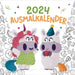 Ausmalkalender 2024: Kreativkalender mit Einhörnern für Kinder und Erwachsene by Lily Heart